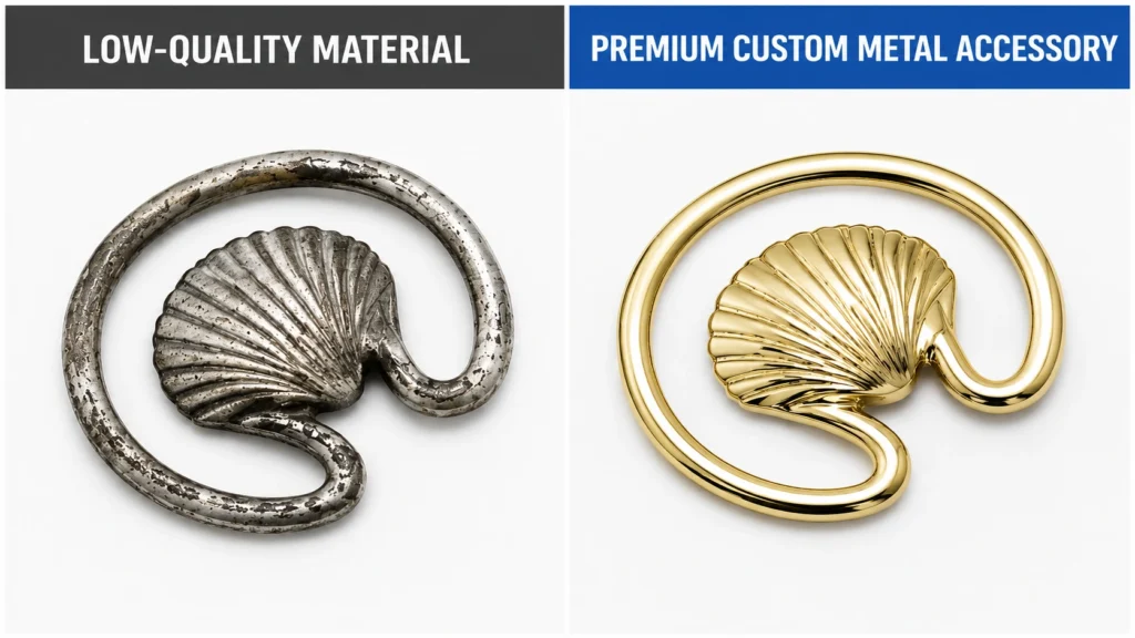 custom metal accessory comparison