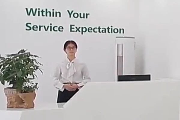 customer service reception