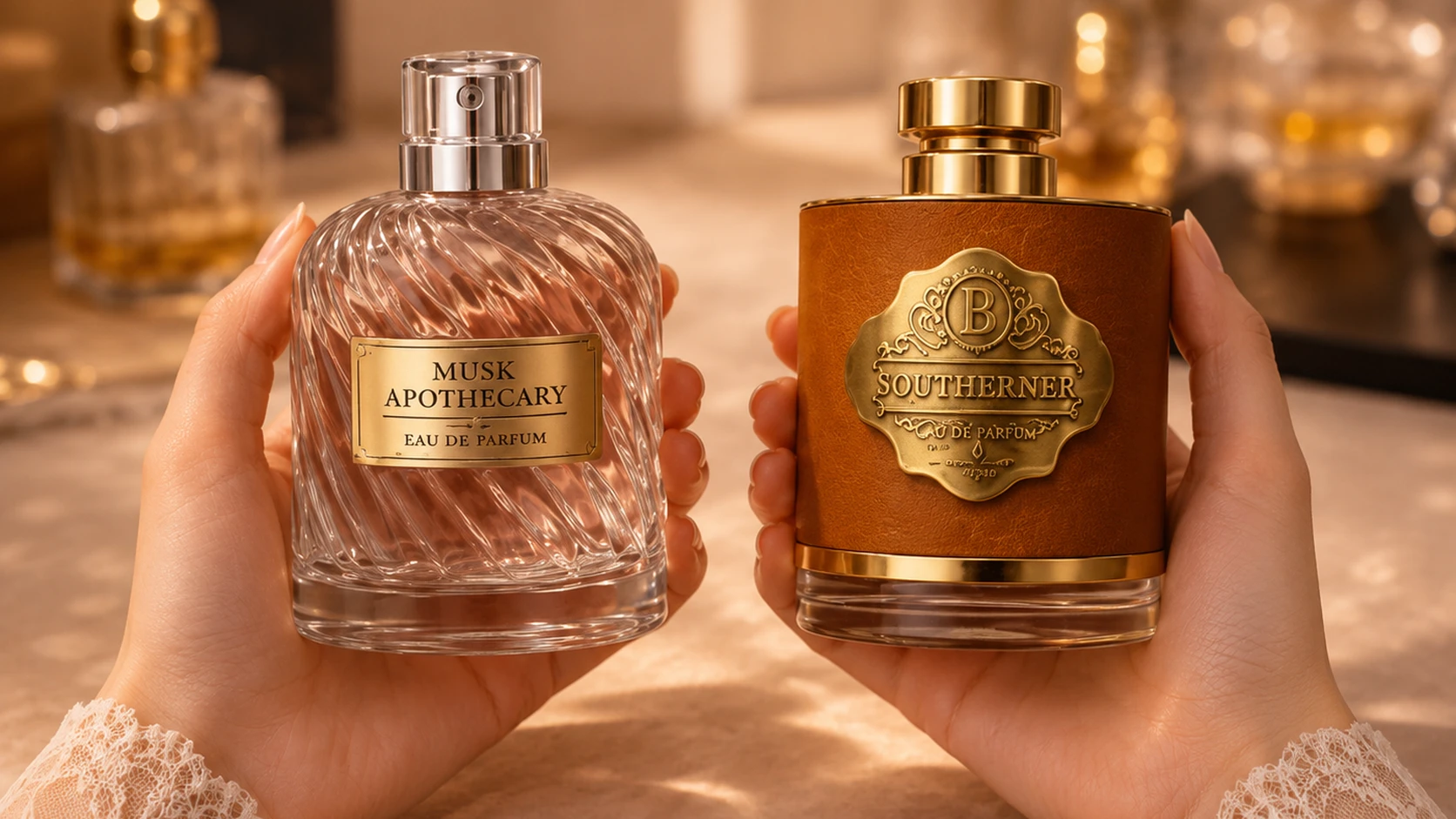 perfume display