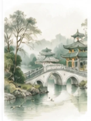 summer palace bookmark design inspiration