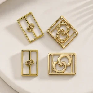 custom gold swimwear metal connectors