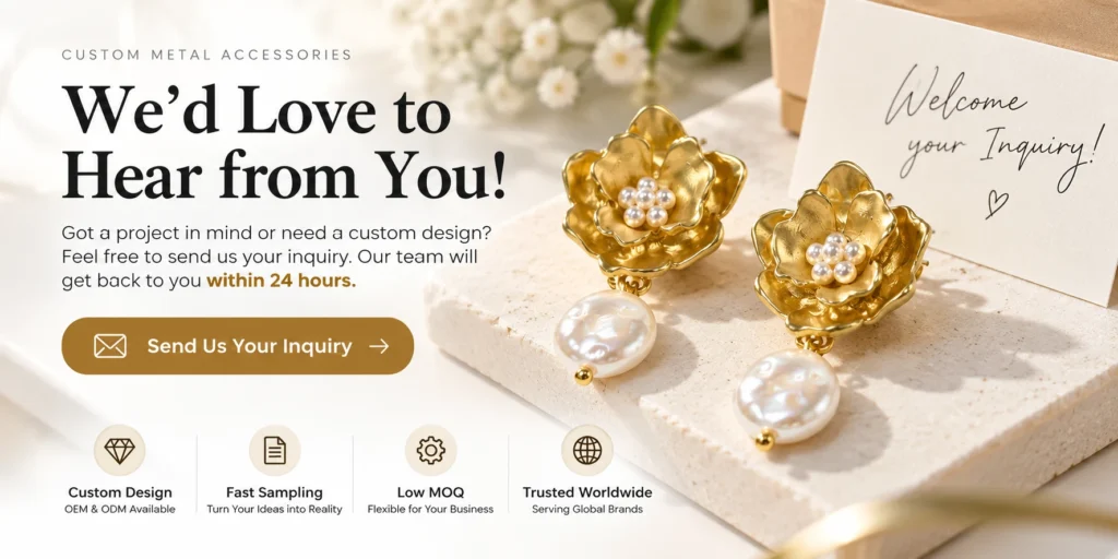 custom metal accessories inquiry banner