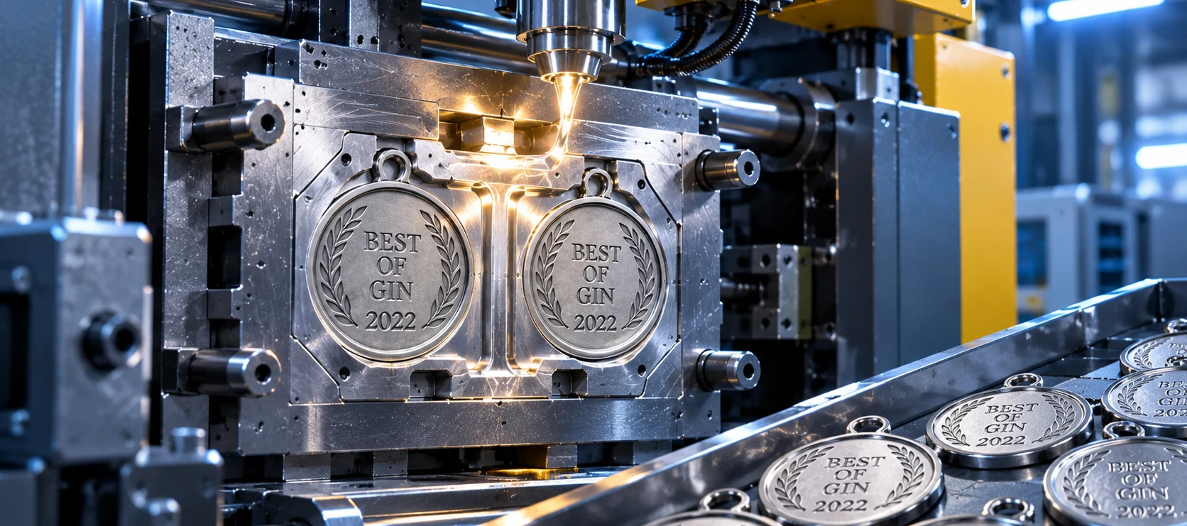 custom zinc alloy medallion die casting process