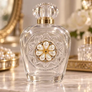 luxury pearl crystal perfume bottle decoration scene 1