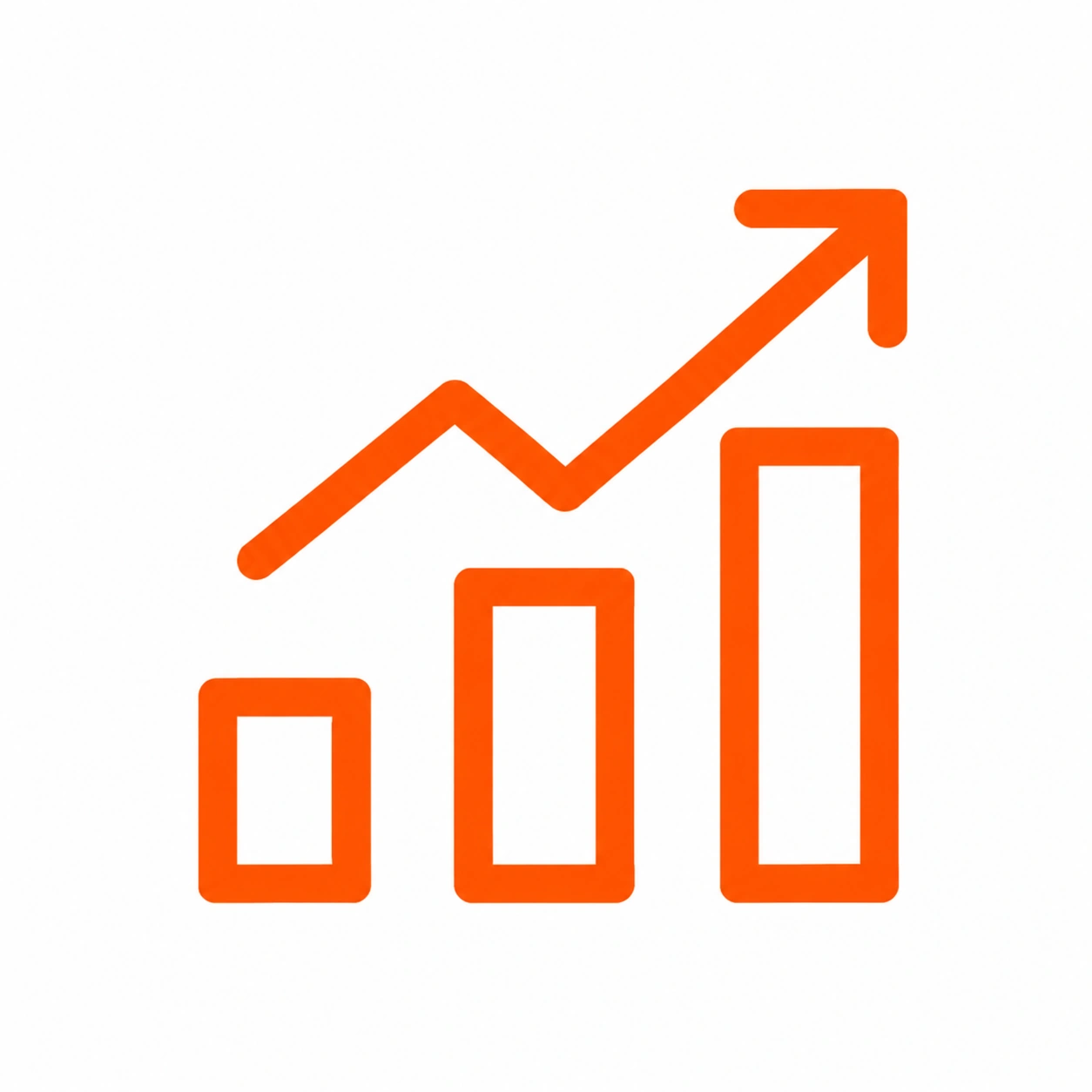 scalable production growth chart icon