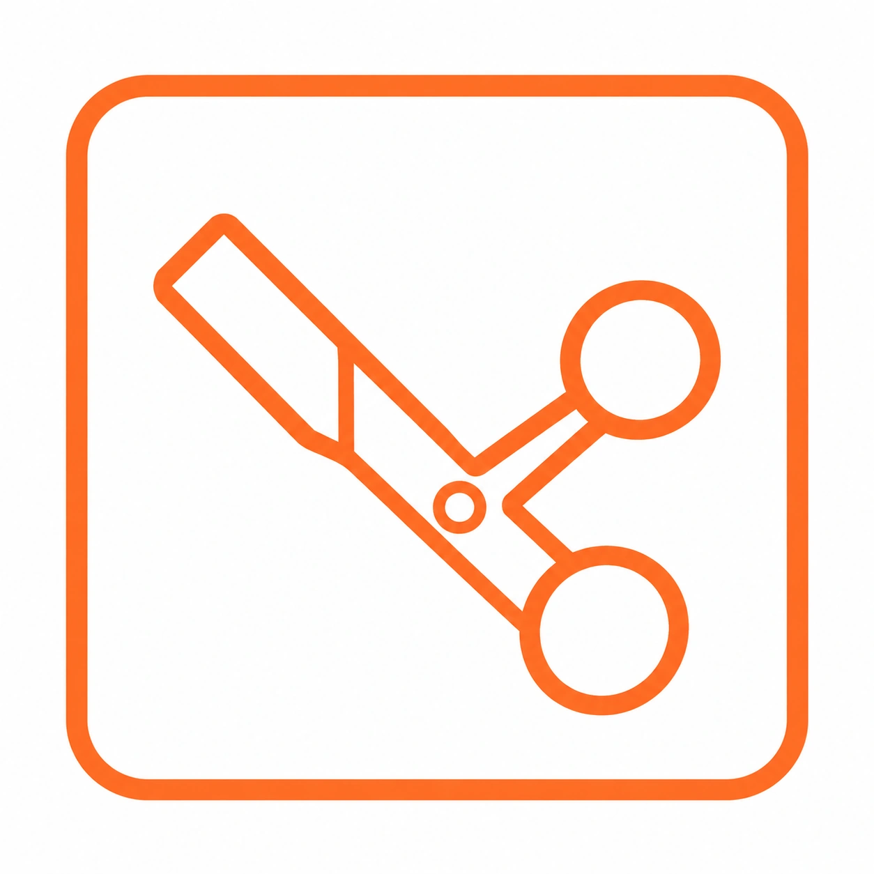 trimming process icon